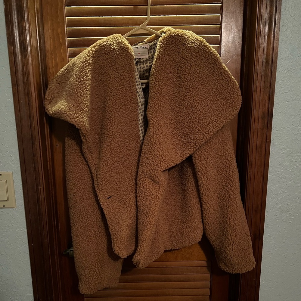 WE THE FREE IZZY TEDDY WRAP JACKET NWT
